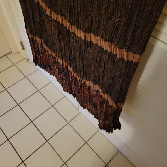 Vintage Boho Paisley Patchwork Maxi Skirt Mix Nouveau Plus 2X 40W - Picture 7 of 7